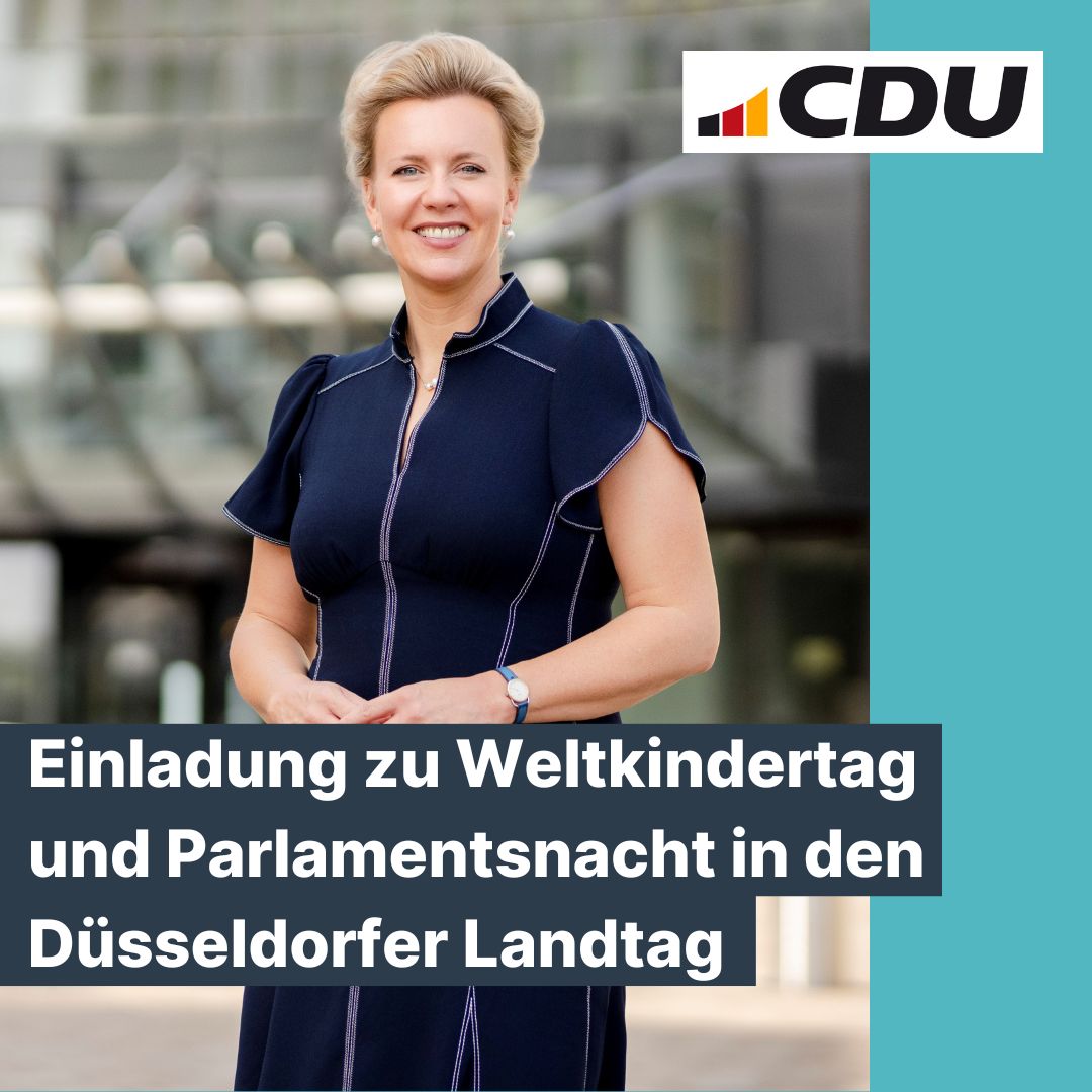 Ina Brandes MdL ldt die Dortmunderinnen und Dortmunder zu zwei besonderen Veranstaltungen in den Dsseldorfer Landtag ein. (Foto: Bro Brandes MdL/Anja Tiwisina)